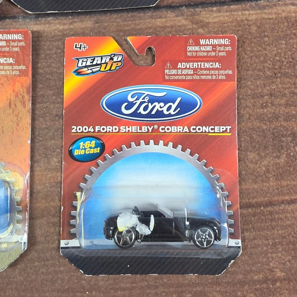 Gear'd Up Diecast Cars Kids 1:64 Multicolor Good Ford Shelby GT40 Lot of 6